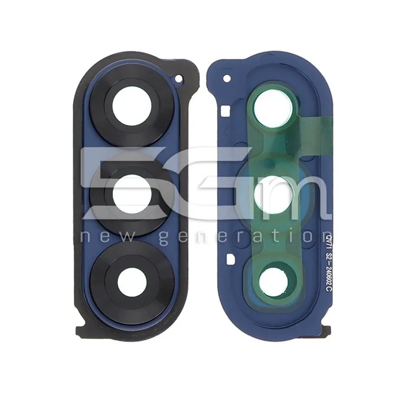 Vetrino Camera Posteriore + Frame Navy Samsung SM-F956 Fold6 | Store Online 5G-M