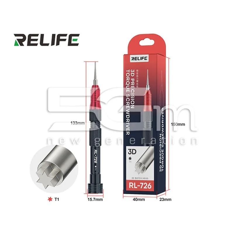 RELIFE RL-726 3D Nyomatékkulcsos Csavarhúzó T1 | 5G-M Webáruház