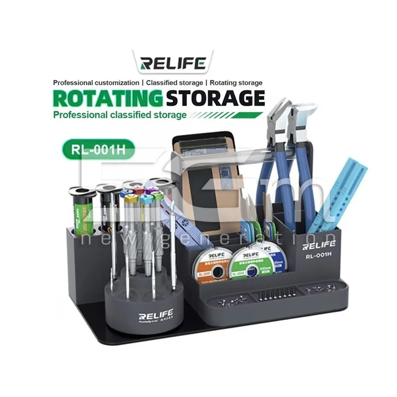 RELIFE RL-001H Suport Unelte Rotativ Gri | 5G-M.com