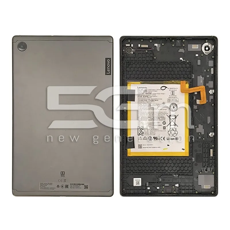 Coque Arrière Iron Grey + Batterie Lenovo M10 Plus 2Gen X606 (PULLED) | 5G-M