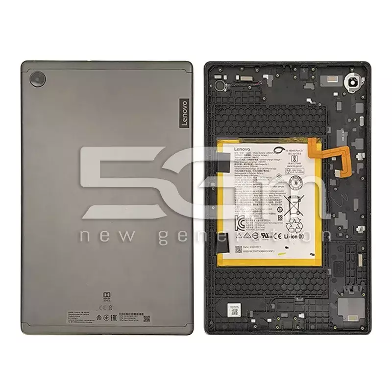 Retro Cover Iron Grey + Batteria Lenovo M10 Plus 2Gen X606 (PULLED)