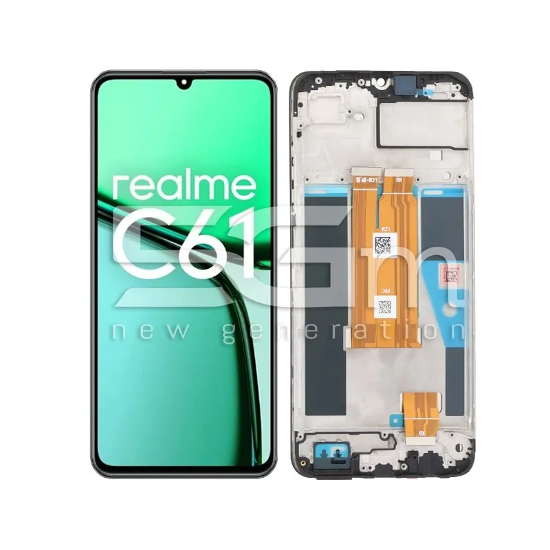Display Touch + Frame Nero Realme C61 (PULLED) | Store Online 5G-M