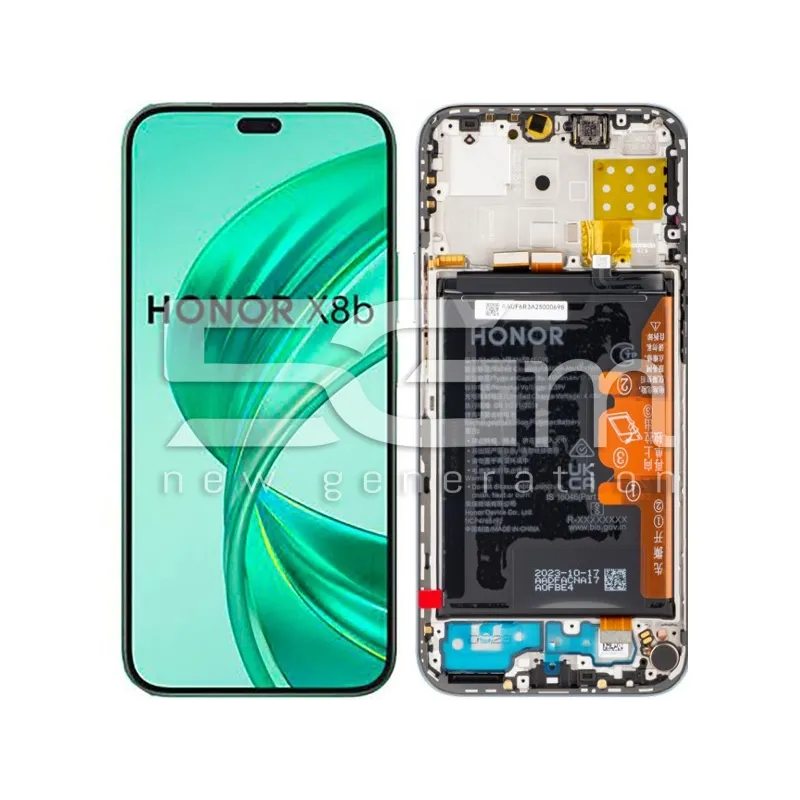Display Touch Screen + Frame Titanium Silver Honor X8b Ori | Store Online 5G-M