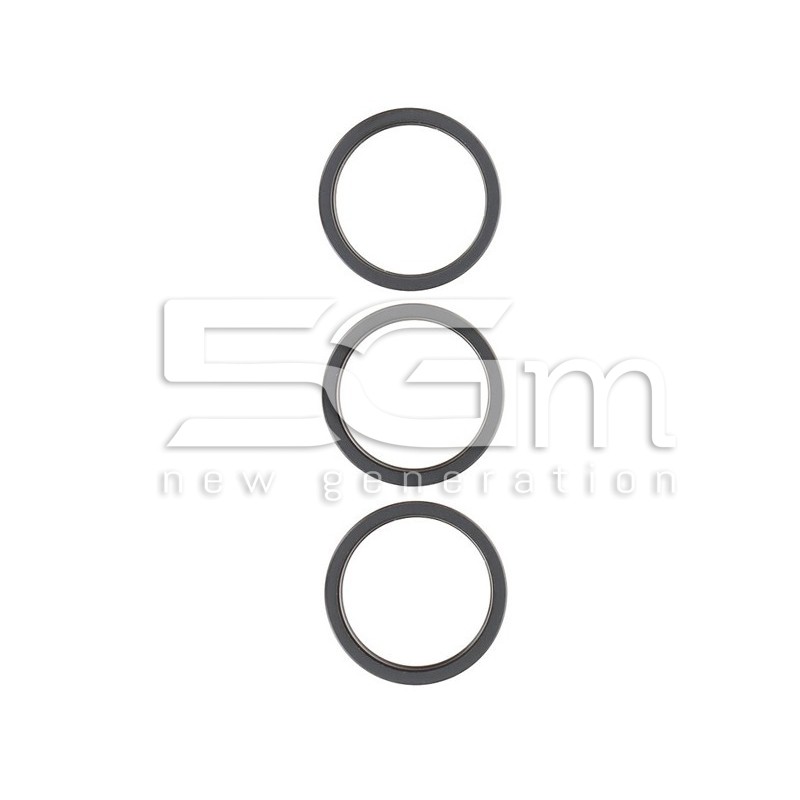 Frame Back Camera Black Titanium iPhone 15 Pro Max (3PCS)