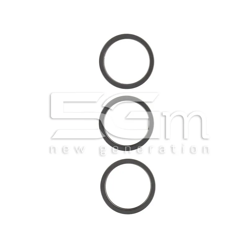 Hinterer Kamerarahmen Schwarz Titan iPhone 15 Pro (3 Stück) | Online-Shop 5G-M