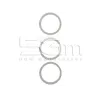 Frame Achtercamera White Titanium iPhone 15 Pro Max (3PCS) | 5G-M Webshop