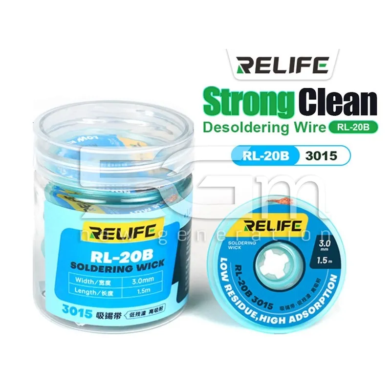 RELIFE RL-20B 3.0mm 1.5M Forrasztáseltávolító zsinór | 5G-M