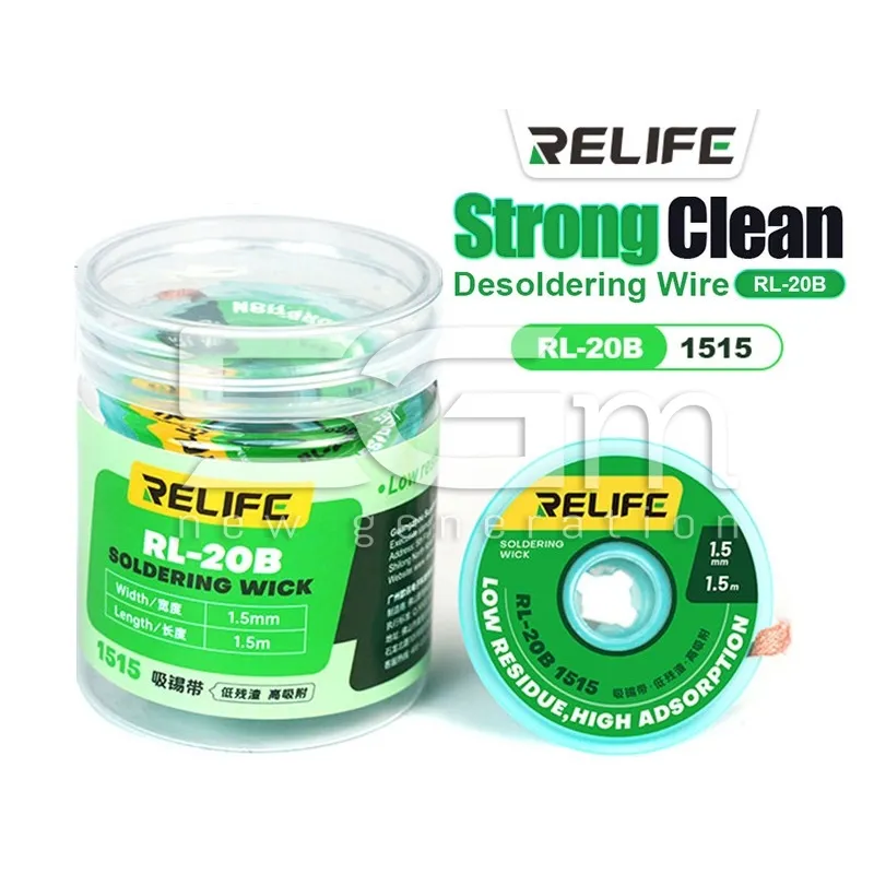 RELIFE RL-20B 1.5mm 1.5M Entlötlitze (1 STK) | 5G-M Online Shop