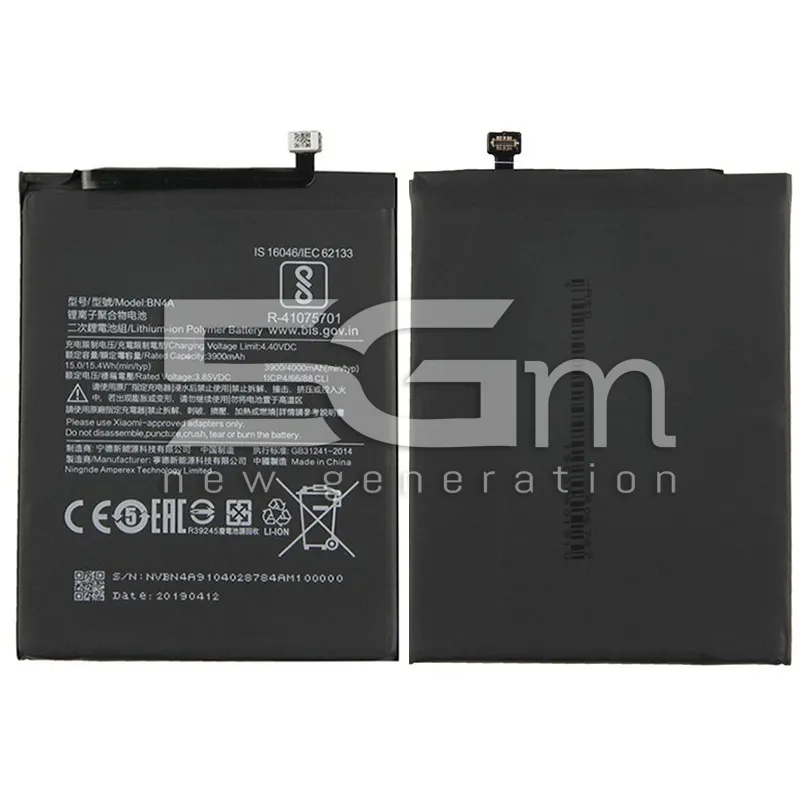 Akku BN4A 3900 mAh Xiaomi Redmi Note 7 Ohne Logo | 5G-M.com