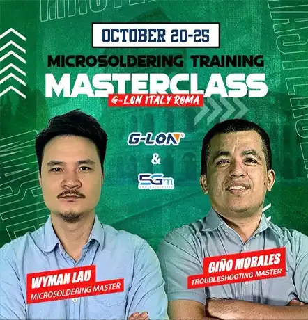 I maestri internazionali della microsaldatura Wyman Lau e Gino Morales ospiti di G-Lon Accademy.